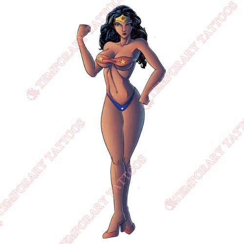 Wonder Woman Customize Temporary Tattoos Stickers NO.372